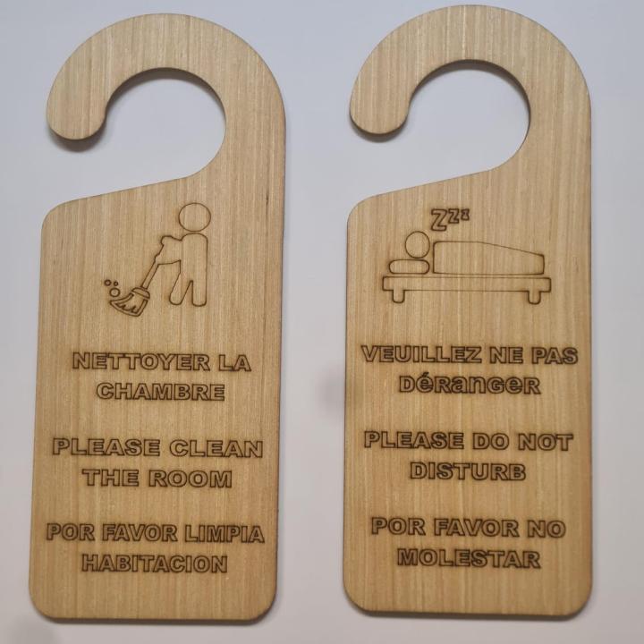 (Pack 10) Hotel Room Sign – Premium Customizable Room Signage | Modern & Durable Design