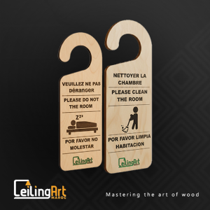 (Pack 10) Hotel Room Sign – Premium Customizable Room Signage | Modern & Durable Design