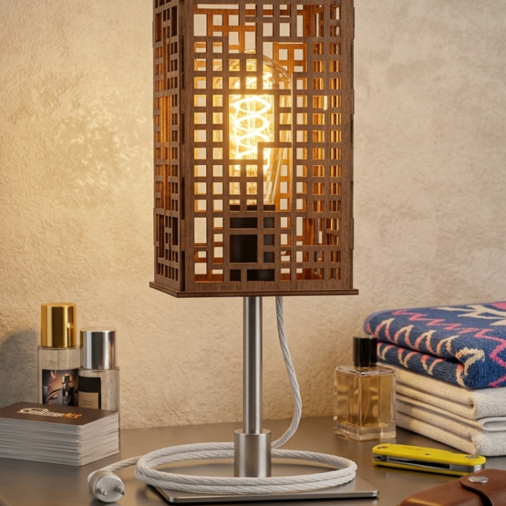 LumiCube – Modern Geometric Cube Lamp