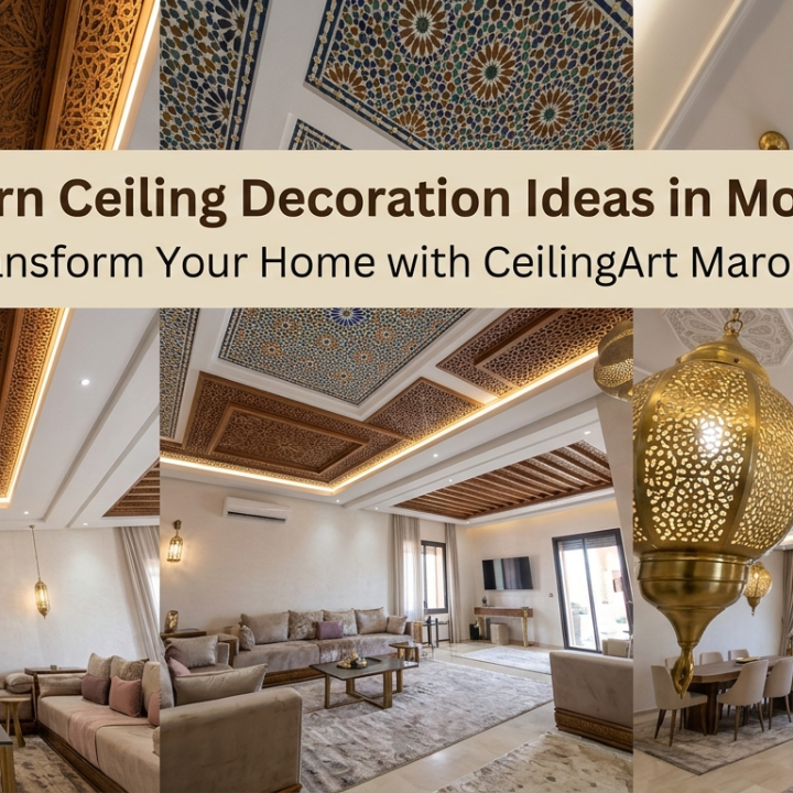 Modern Ceiling Decoration Ideas in Morocco – Transform Your Home with CeilingArt Maroc